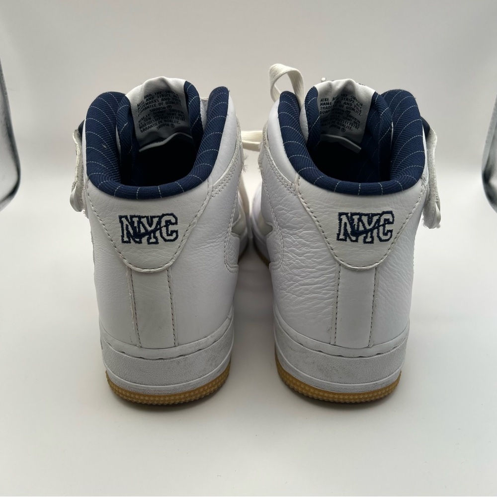 Nike Air Force 1 Mid Jewel QS NYC - Yankees Sneakers - Picture 7 of 9